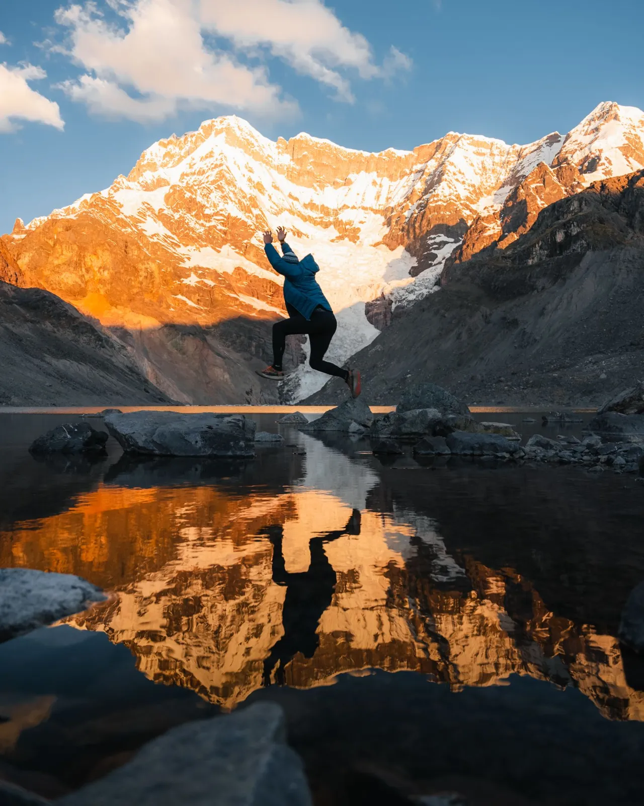 Nevados y lagunas